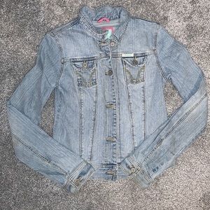 Hollister light denim jacket with pockets